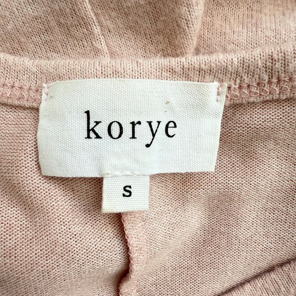 Korye x Stitch Fix V Neck Long Sleeve Soft Sweater in Ballet Pink,‎ Size Small - Picture 3 of 8